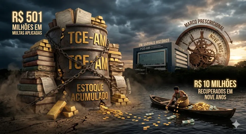 TCE-AM e PGE-AM revela a dimensão real de um gargalo histórico que o Amazonas ainda não conseguiu fechar