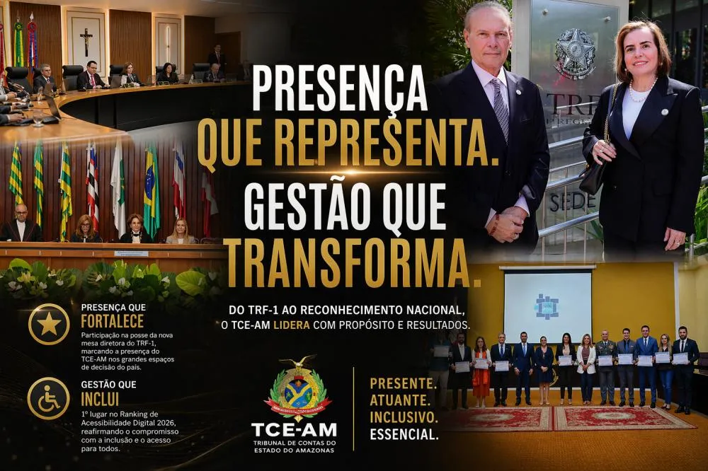 Yara Lins marca presença em posse histórica no TRF-1